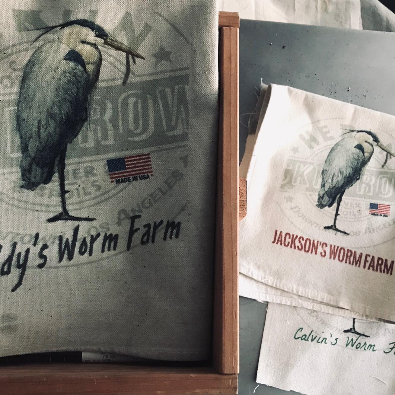 Custom Worm Composting Blanket: Eco-Friendly, USA Made