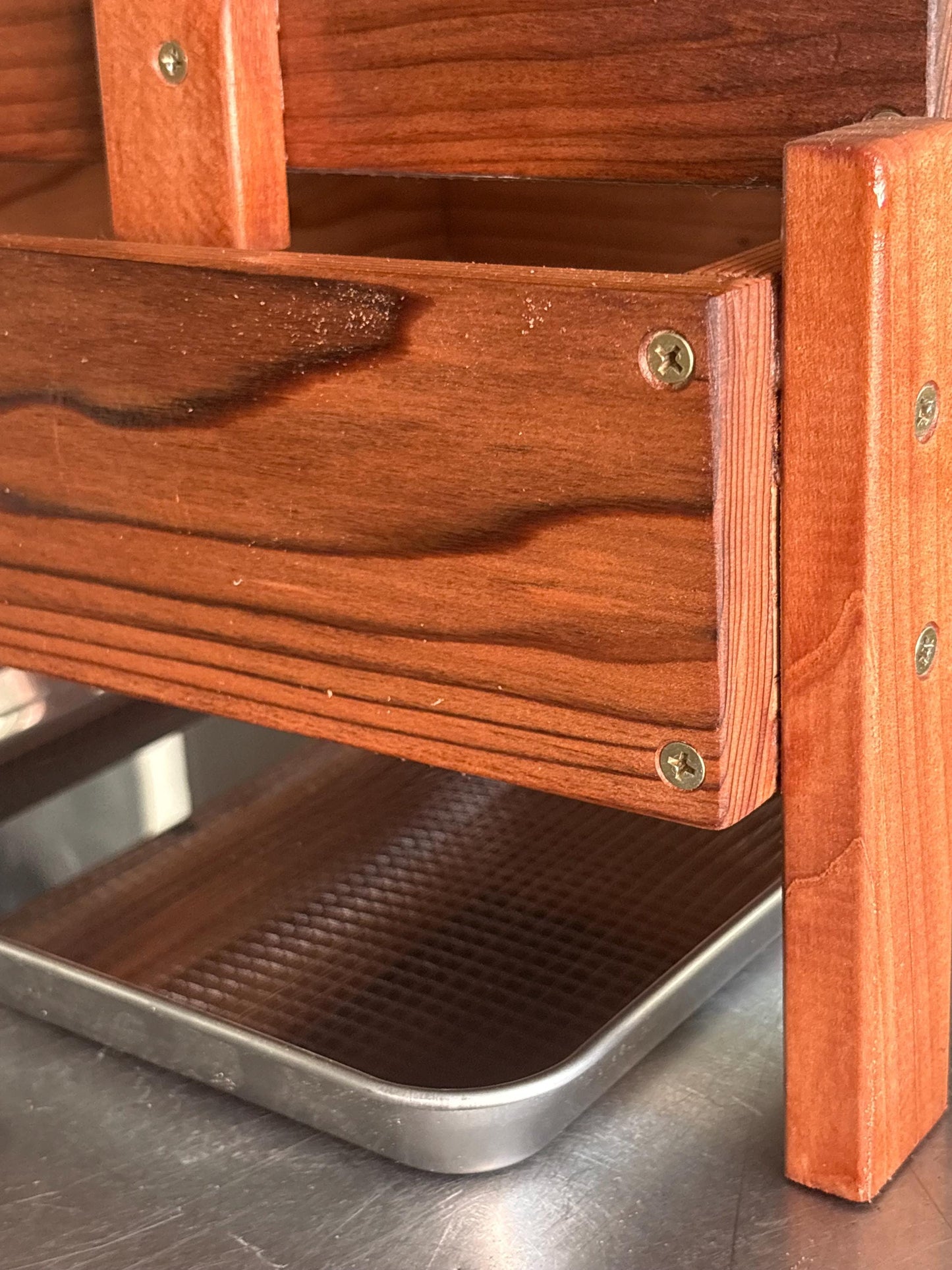 Redwood Worm Bin Catch Tray | USA Made Sheet Castings Pan | Commercial Grade Drainage Tray