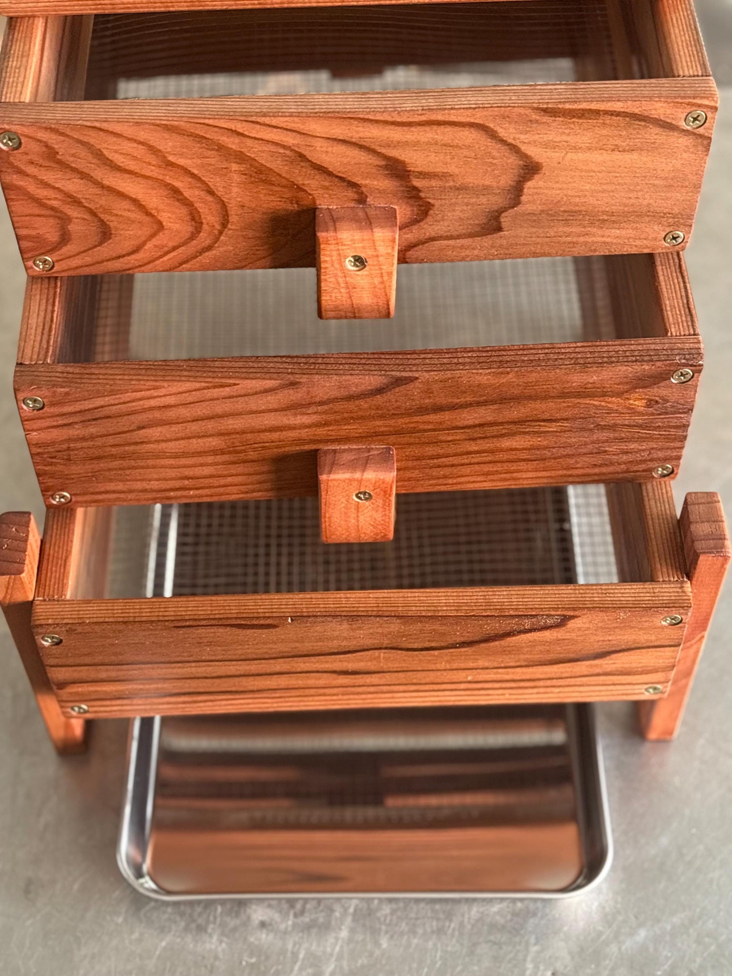 Redwood Worm Bin Catch Tray | USA Made Sheet Castings Pan | Commercial Grade Drainage Tray