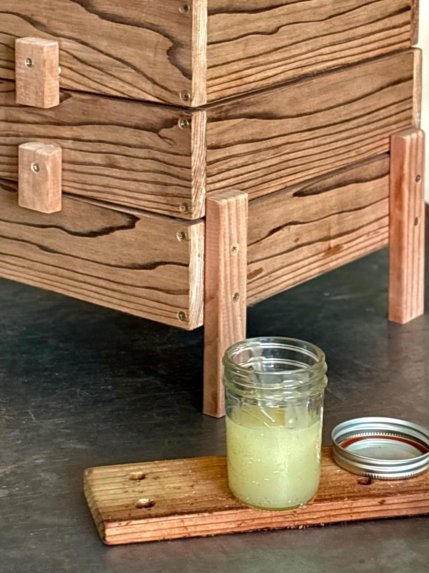 Food Safe Wood Conditioner – Beeswax Wood Butter – Cutting Board & Redwood Finish – 12 oz